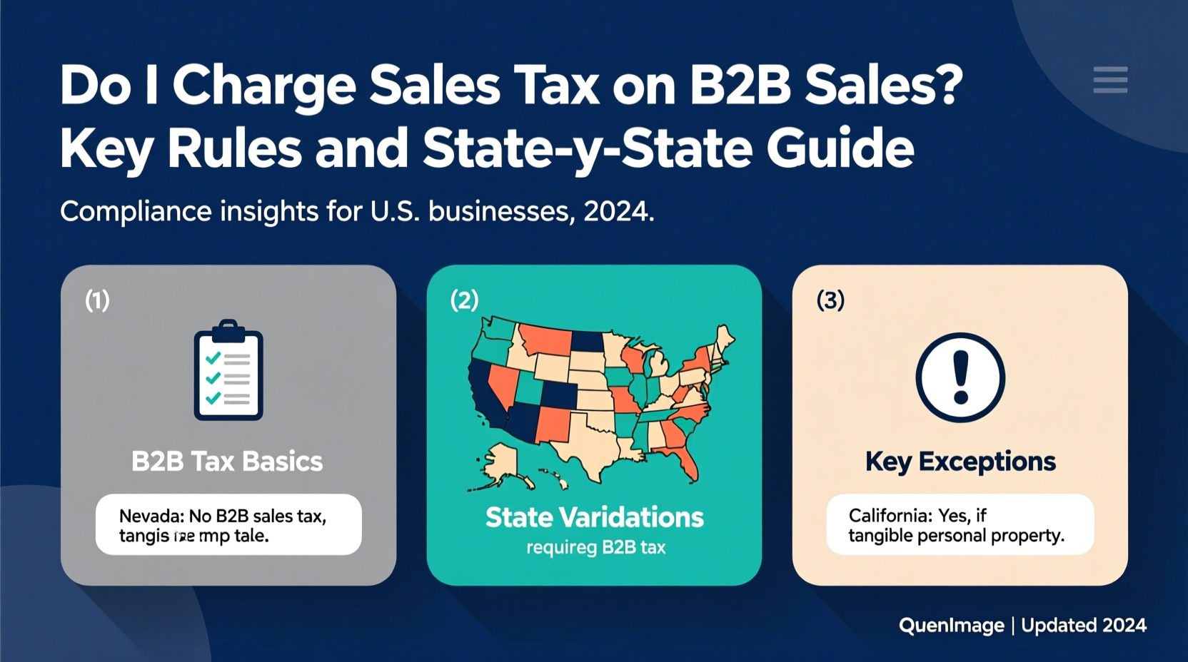 do i charge sales tax on b2b sales