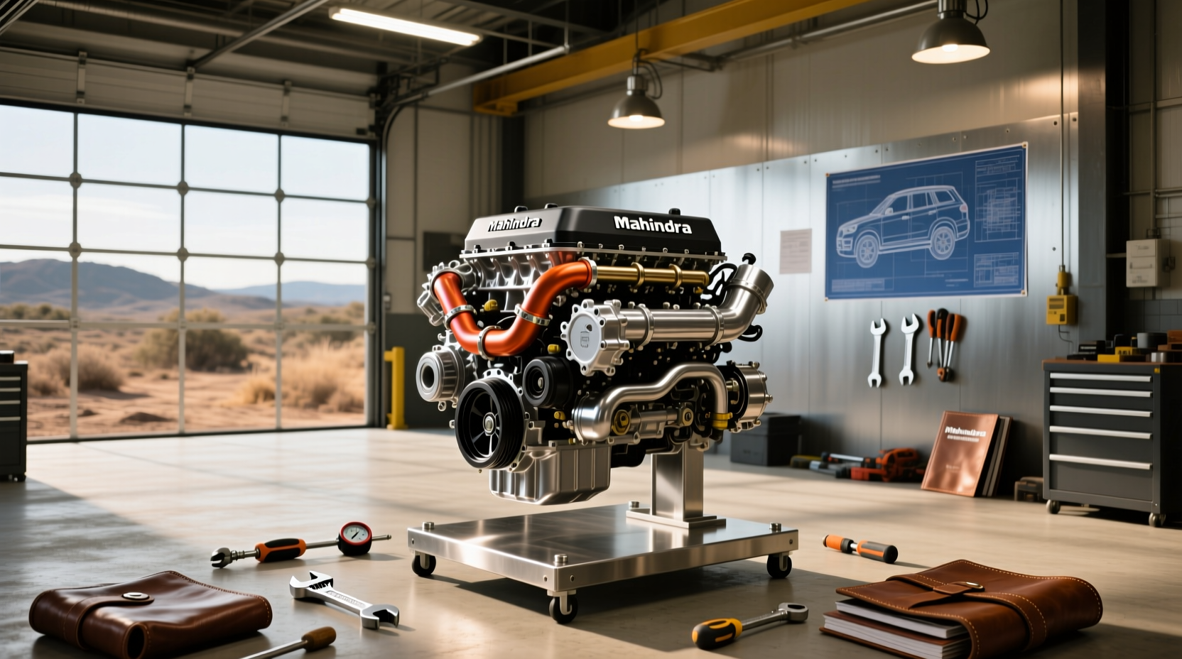 What engine options does the Mahindra Scorpio have?