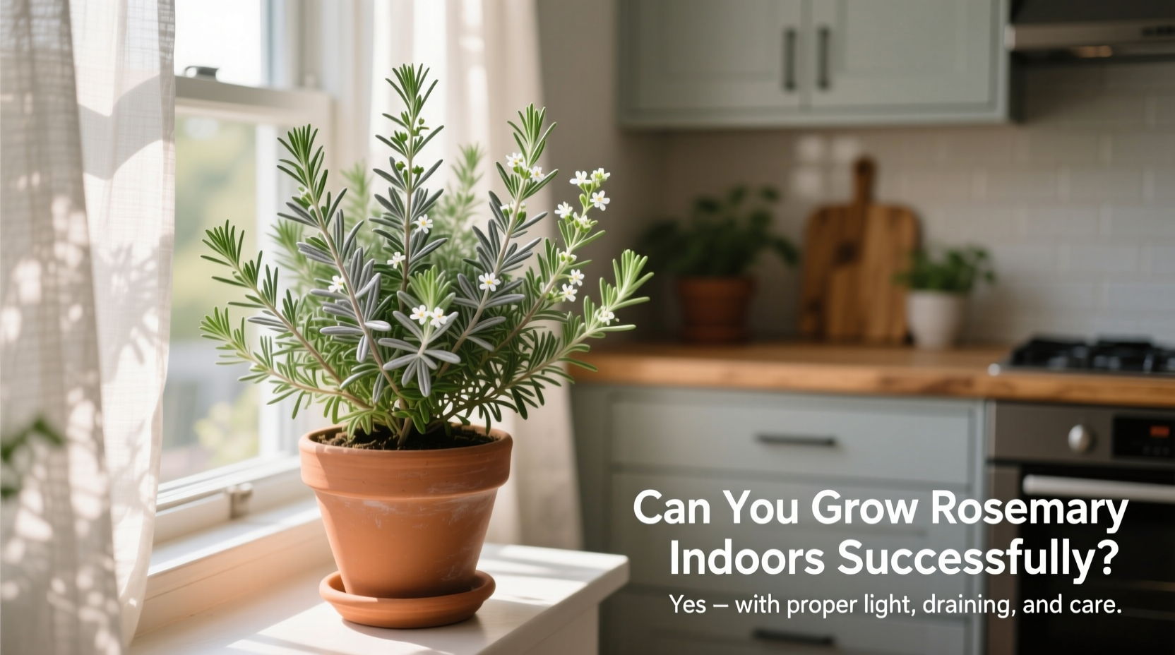 can you grow rosemary indoors