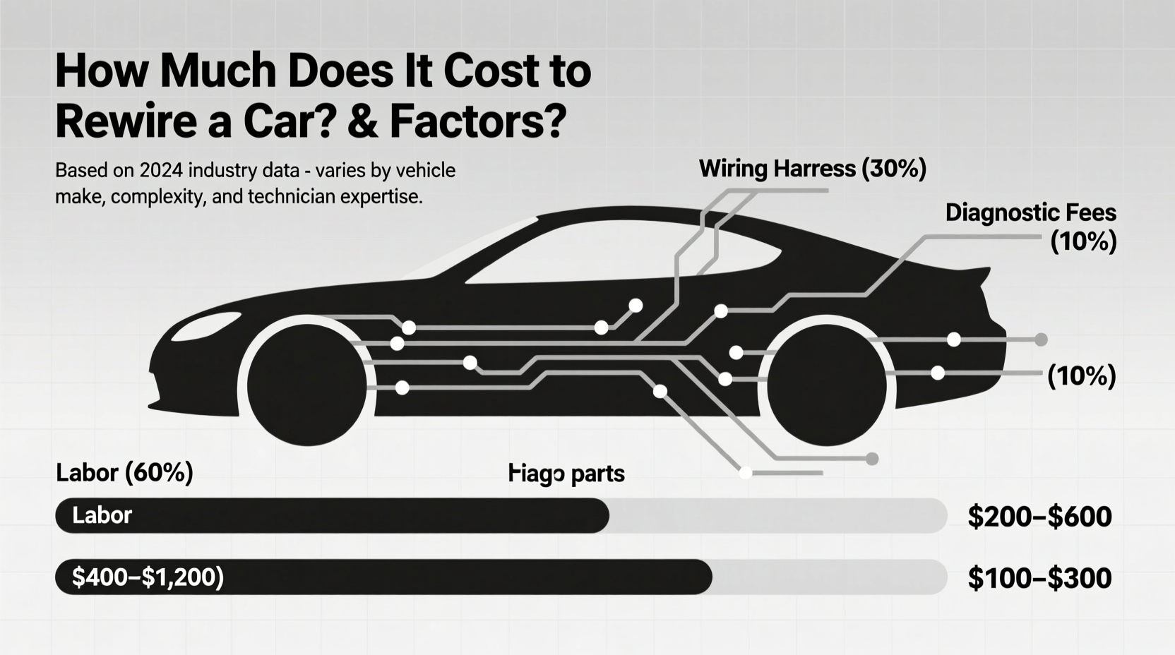 how much does it cost to rewire a car