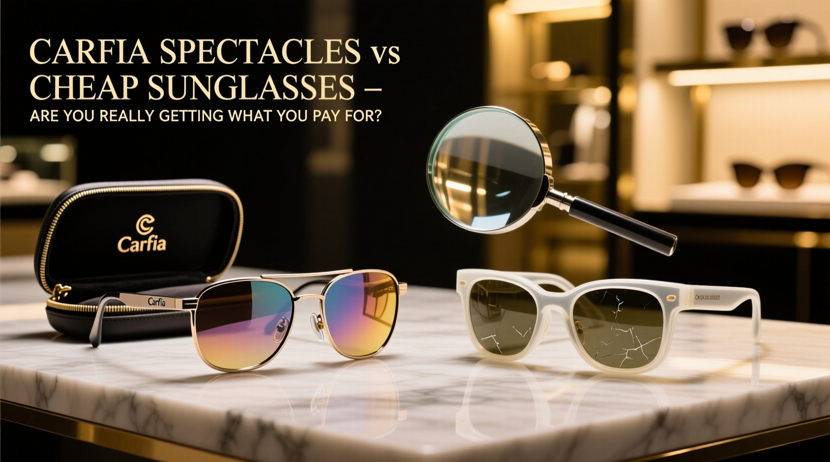 carfia sunglasses vs cheap sunglasses are you really getting what you pay for