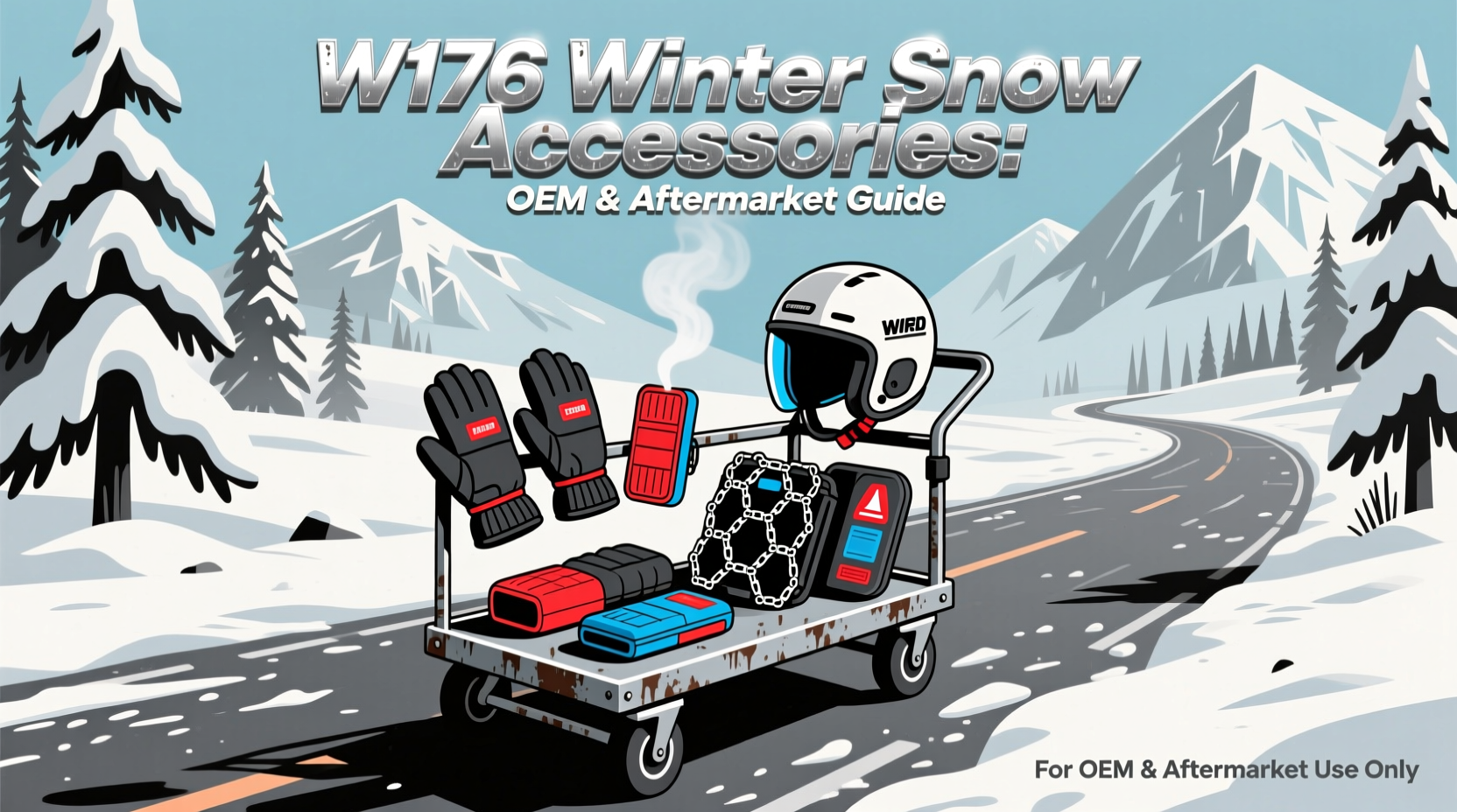 w176 winter snow accessories