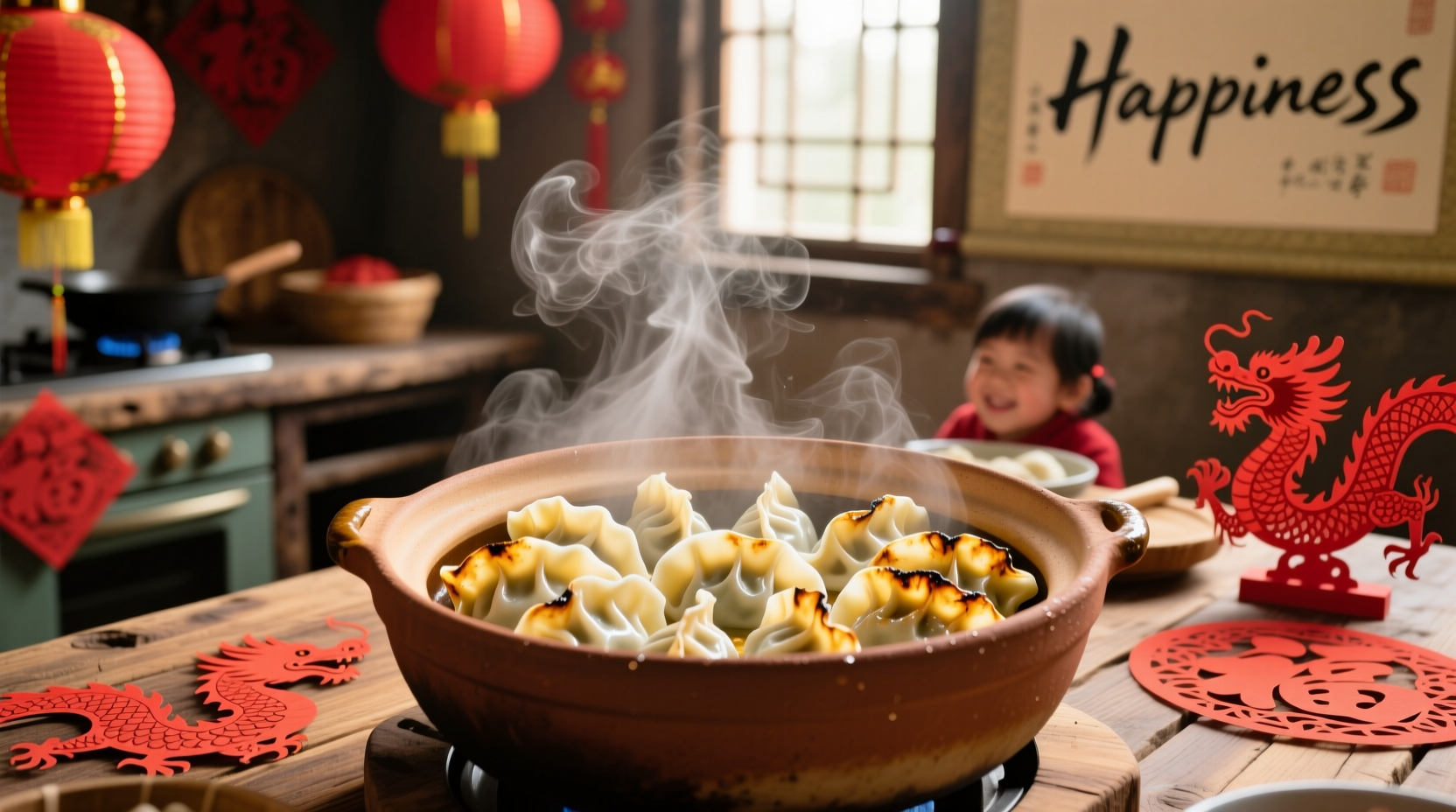 what kind of dumplings are cooked durung chinese new year