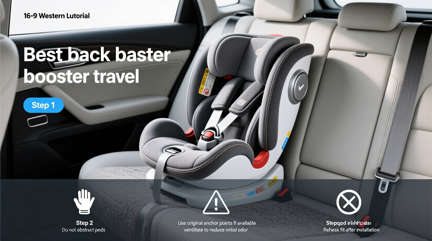best backless booster seat for travel
