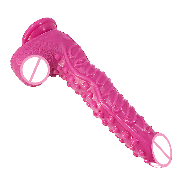 10" long realistic penis suction sex toys faak deep texture fantasy dildo flexible rippled bumpy adult sex toys for female