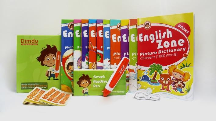Educational Talking Pen for Kids - Dimdu English Zone Sound Books