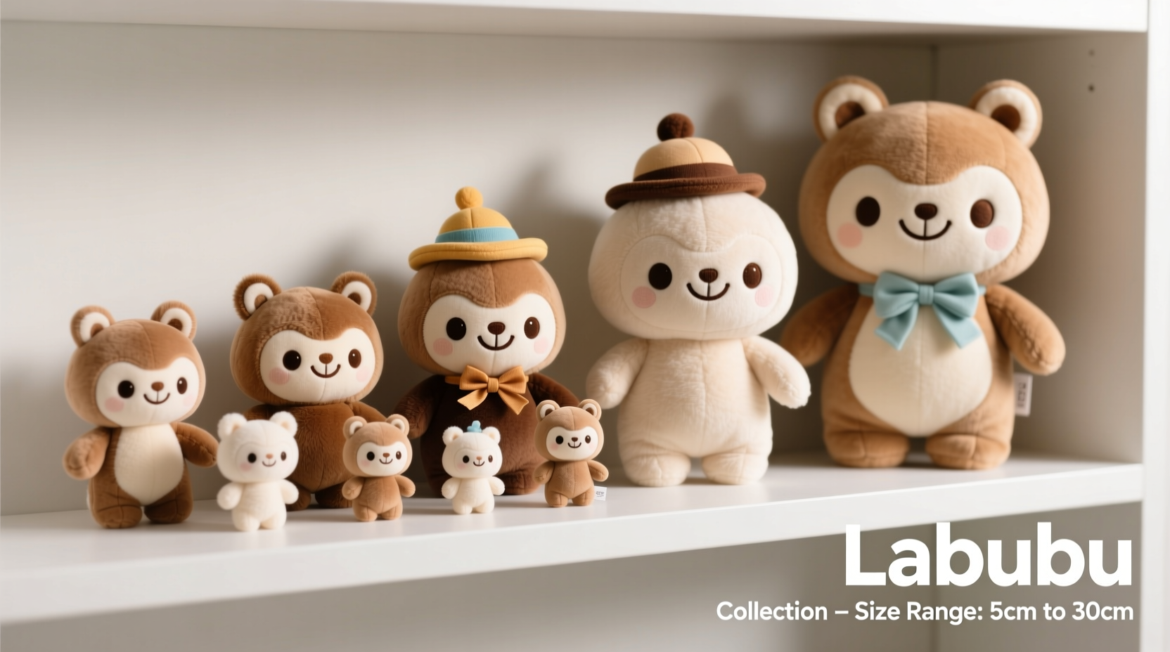 are there different size labubu dolls