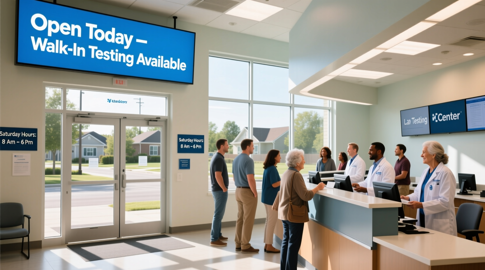 is there any labcorp open on saturday