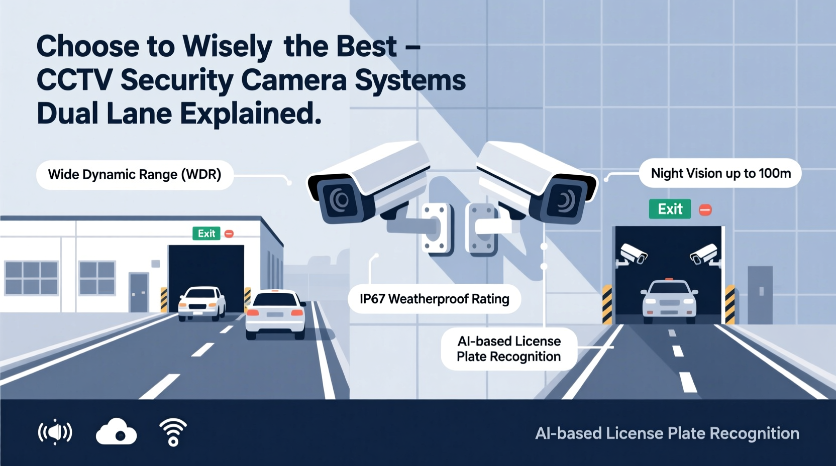 How to Choose the Best CCTV Security Camera Dual Lane System