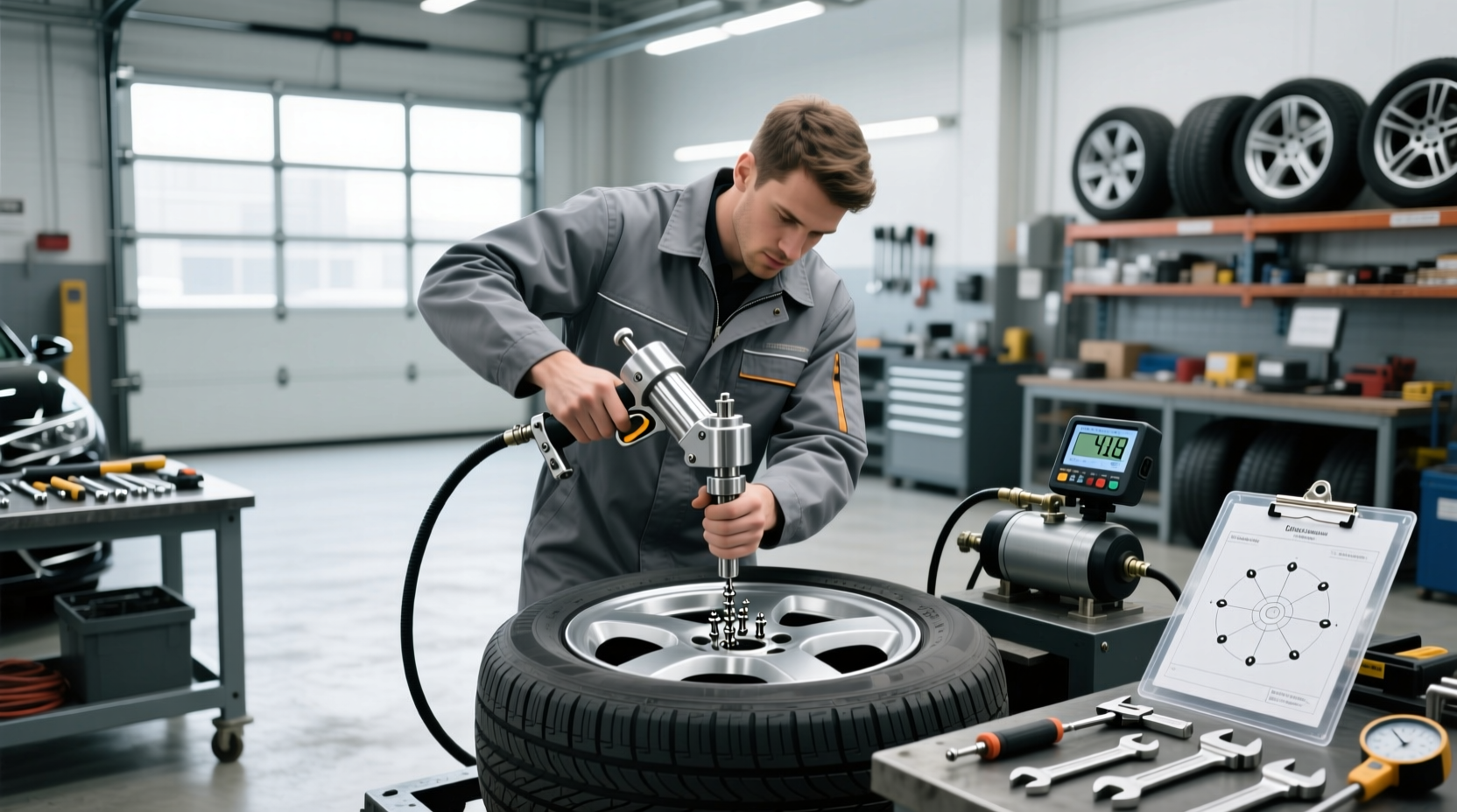 How to choose tire stud instalation gun, How does a tire stud gun work?