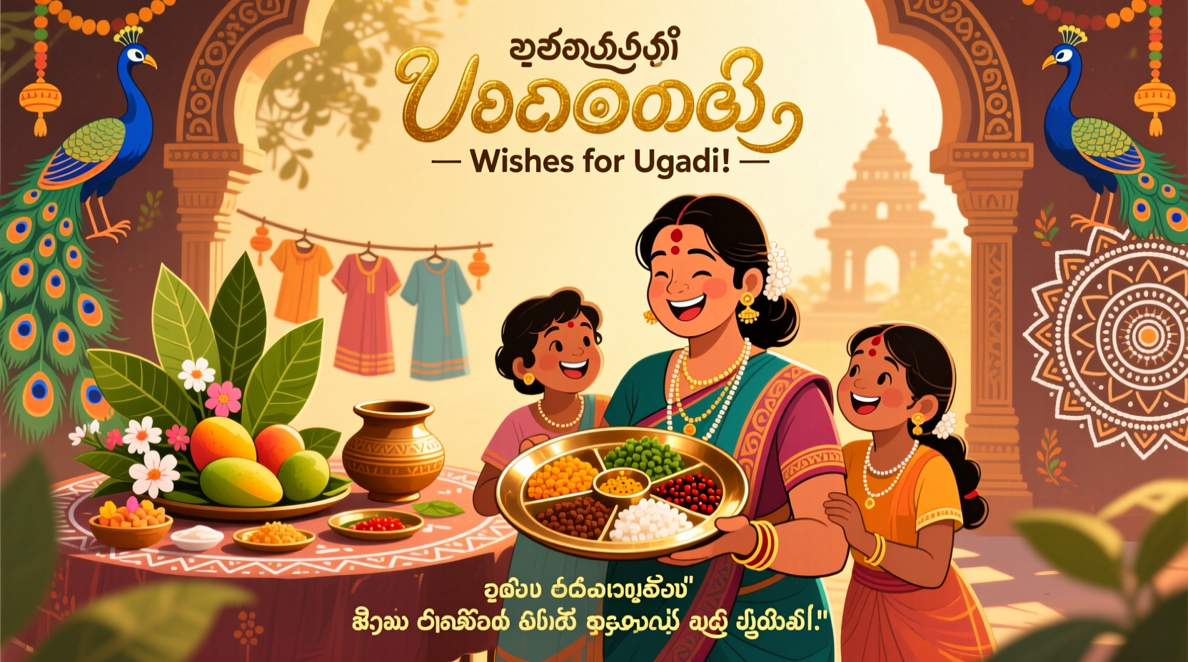 how to wish telugu new year in telugu