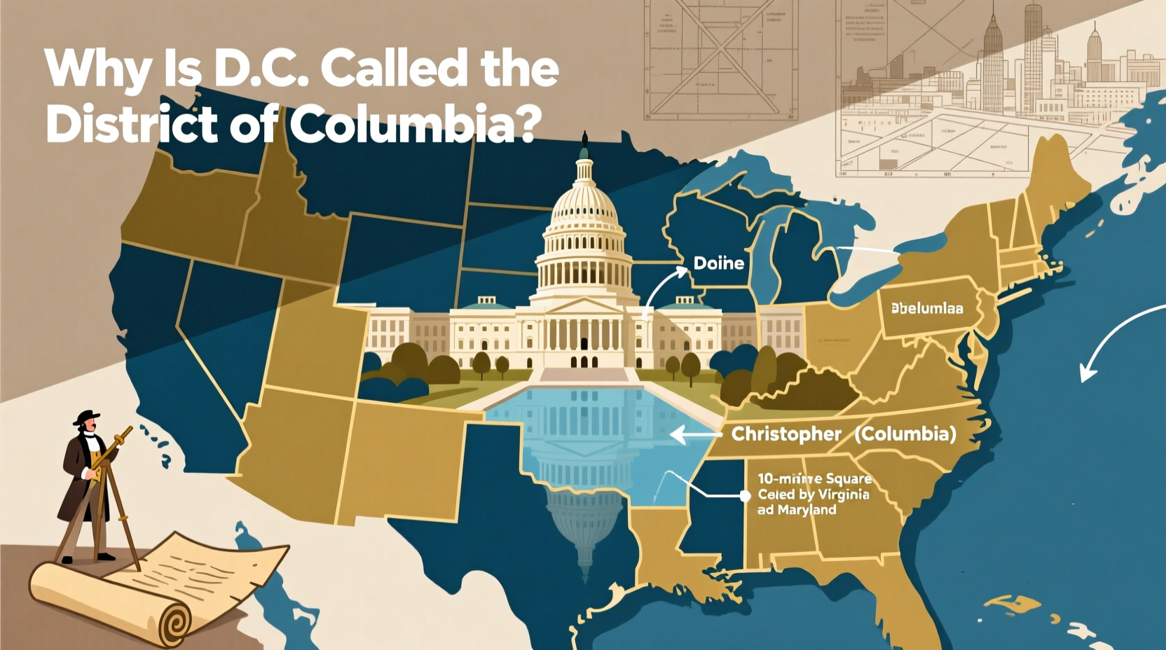 why is d c called the district of columbia origins explained