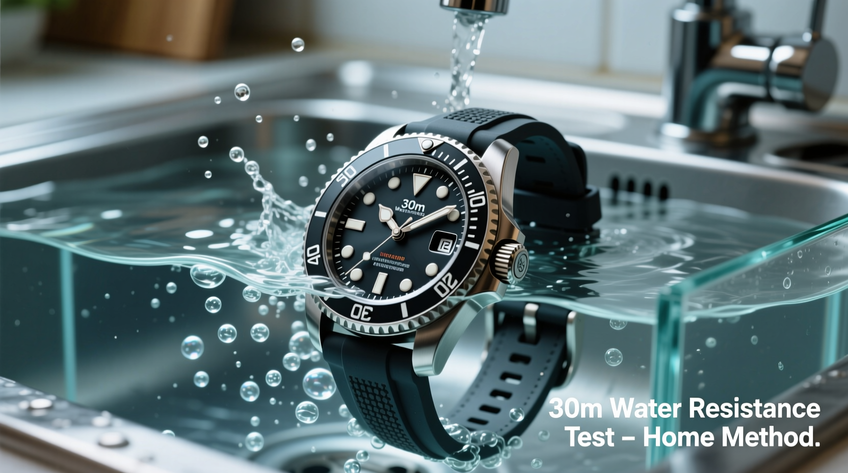 how to accurately test the water resistance of your 30m watch at home
