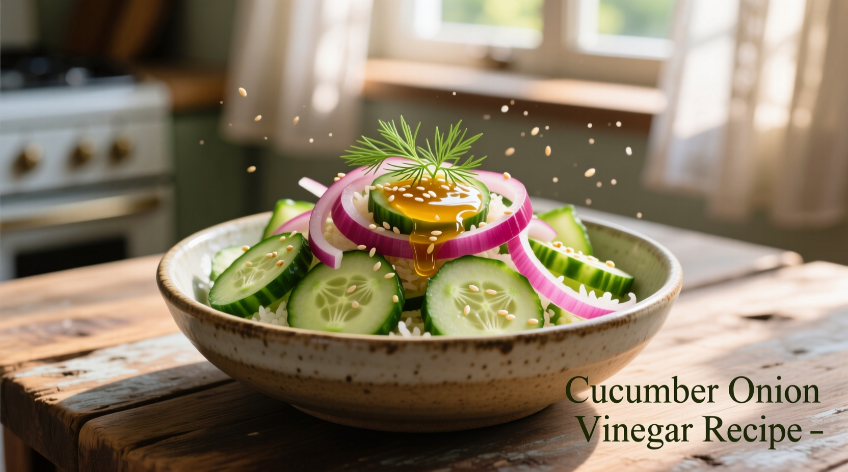 cucumber onion vinegar recipe