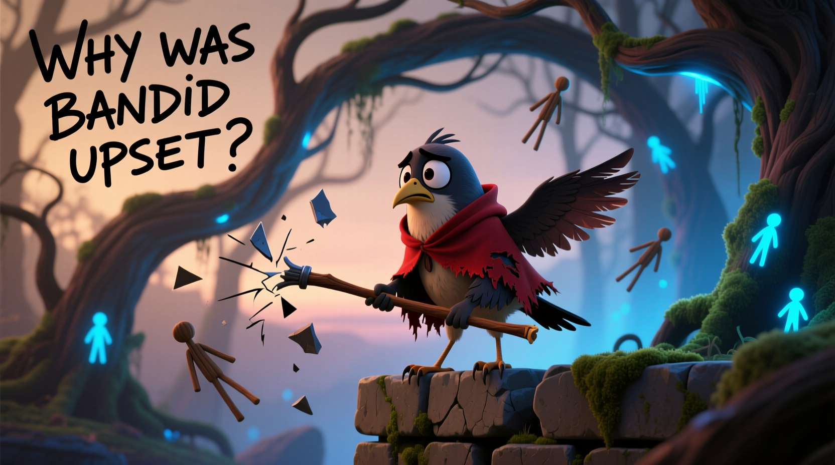 why was bandit upset in stickbird bluey theories explanations