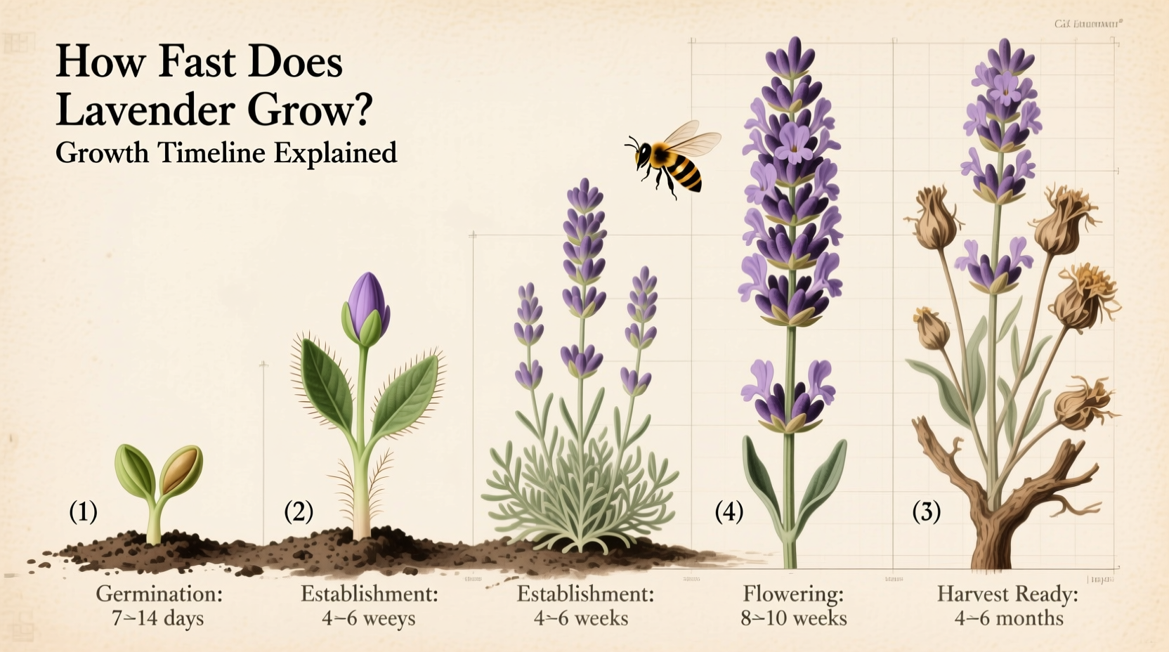 how fast does lavender grow
