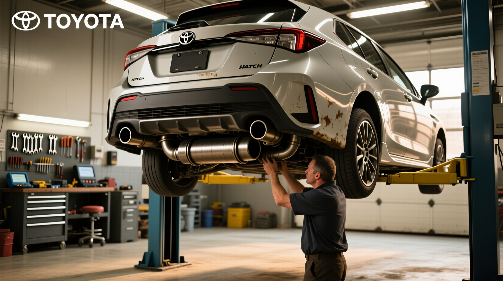 Toyota Corolla Hatchback Exhaust Replacement Guide