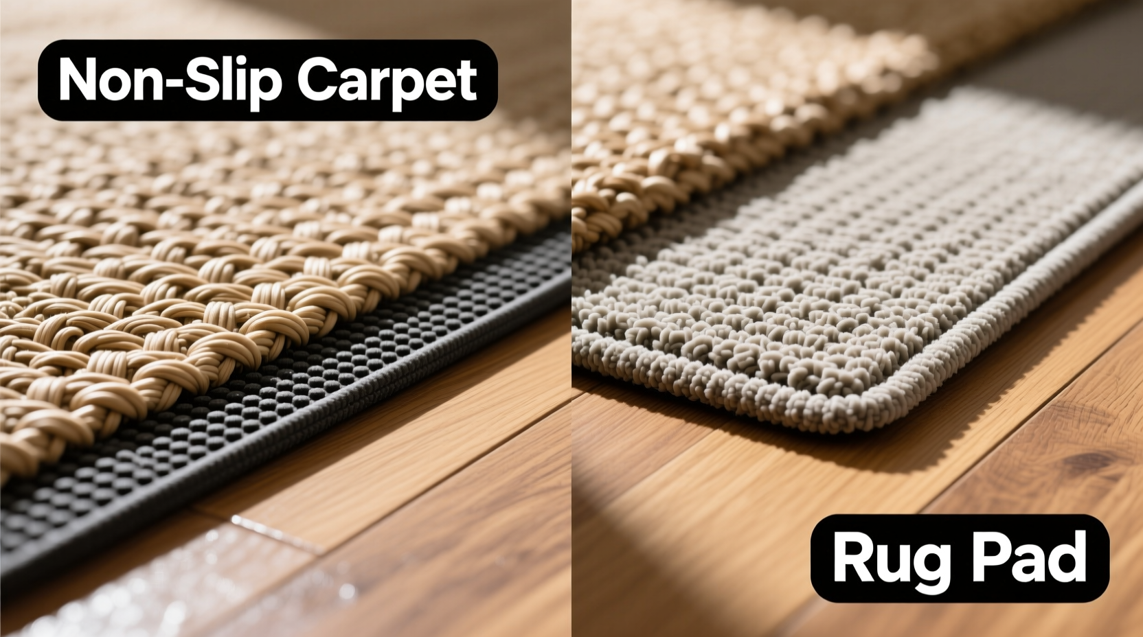 non slip carpet vs rug pad which one actually stops my rug from sliding