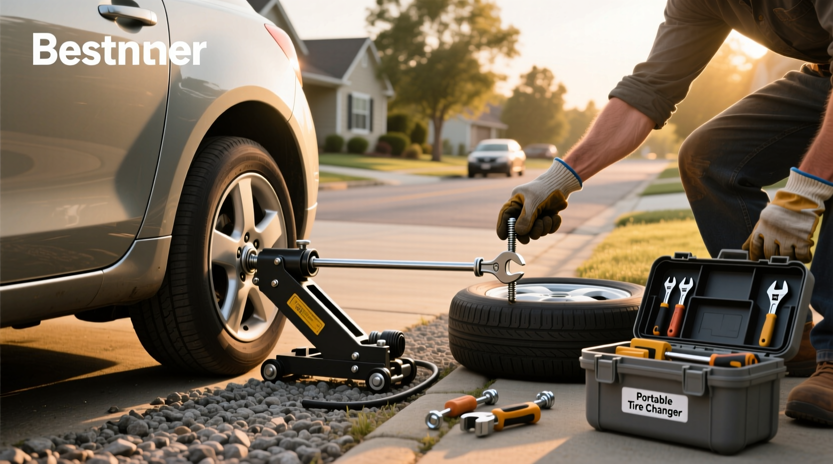 How to choose portable tire changer,How to change a tire in 2 minutes?