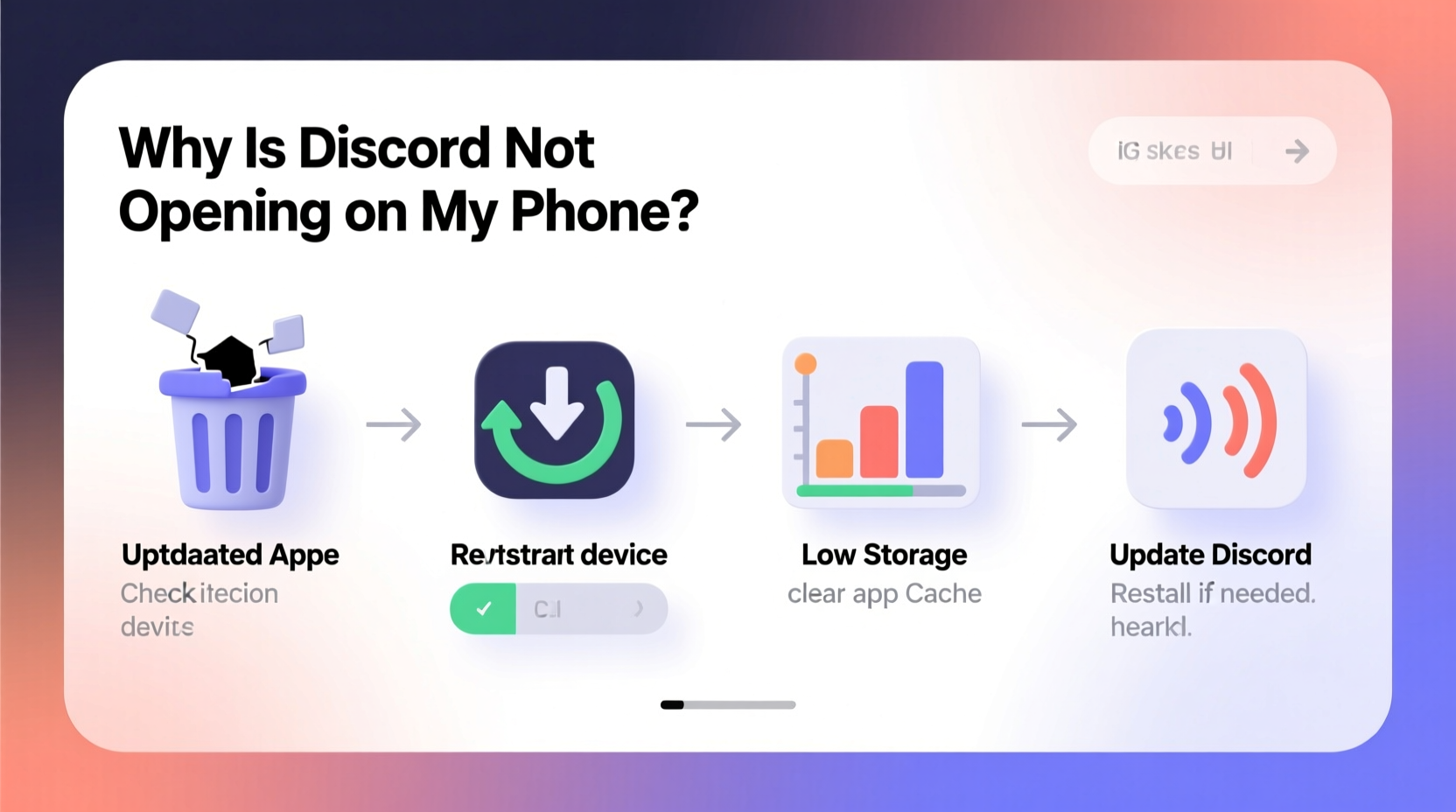 why is discord not opening on my phone