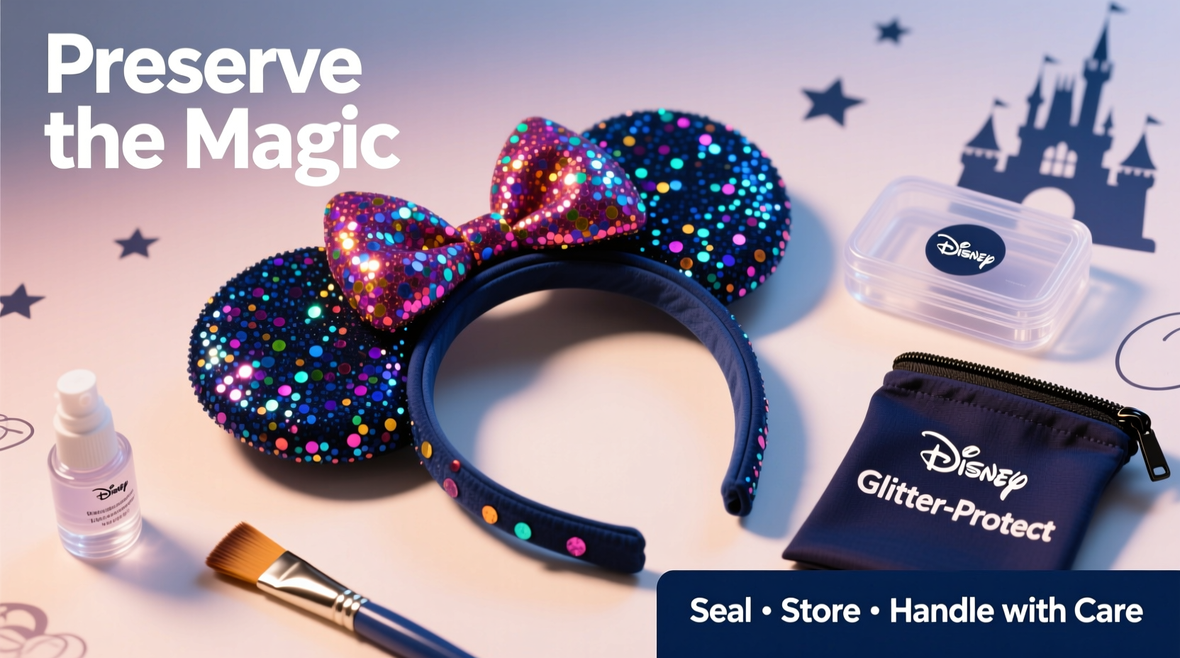 effective tips to preserve and protect glitter on your disney ear headbands