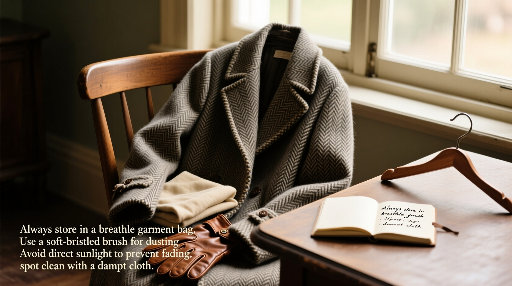essential tips for maintaining and caring for your tweed woven coat