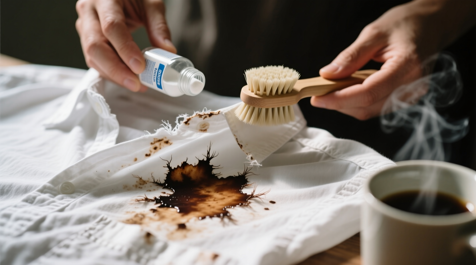 how to remove coffee stains