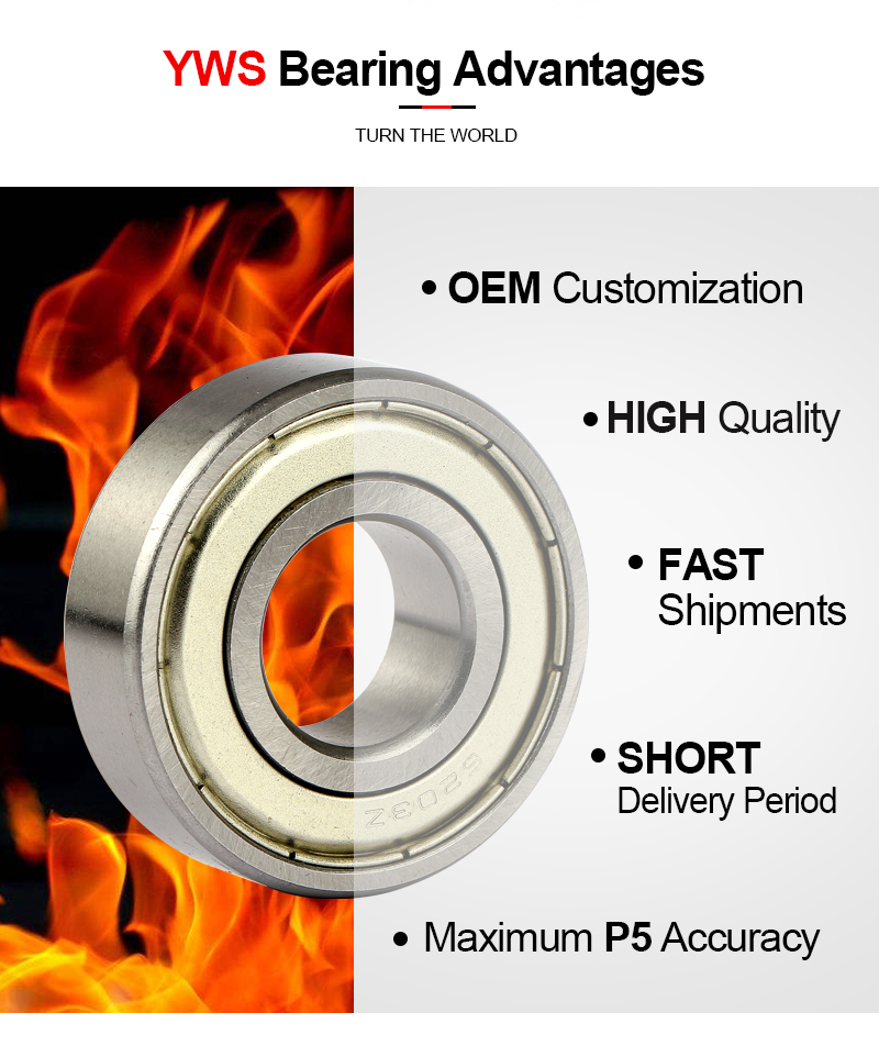 Large diameter thin wall bearing hybrid ceramic deep groove ball bearings 15268 6301 6802 6902 6002 6202 6302