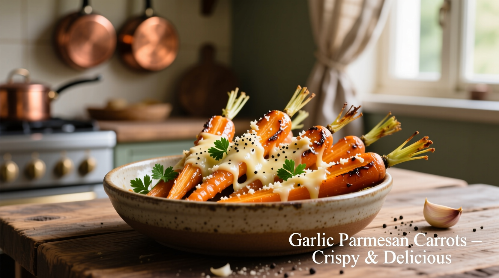 garlic parmesan carrots