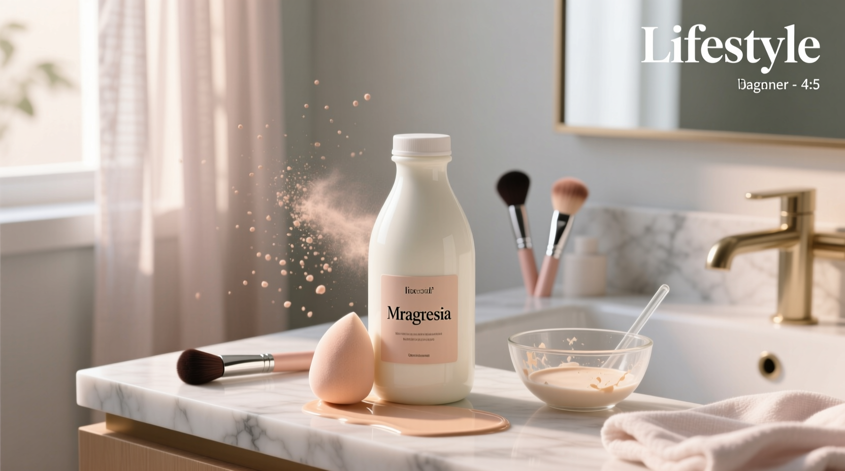 milk of magnesia as makeup primer