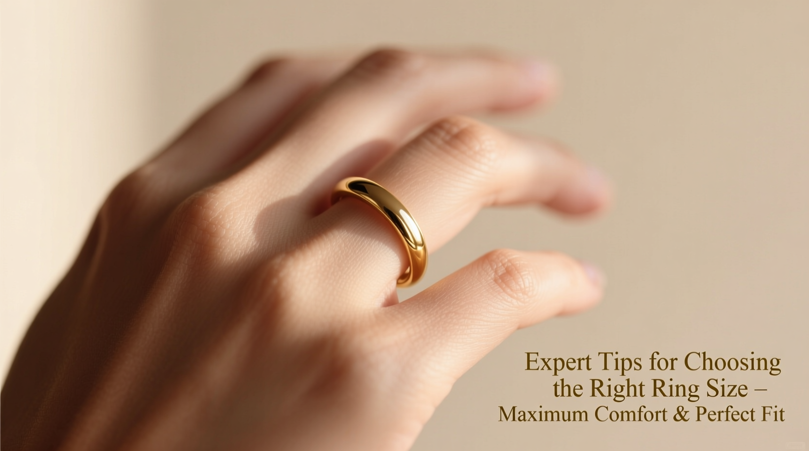 expert tips for choosing the right ring size for maximum comfort and perfect fit