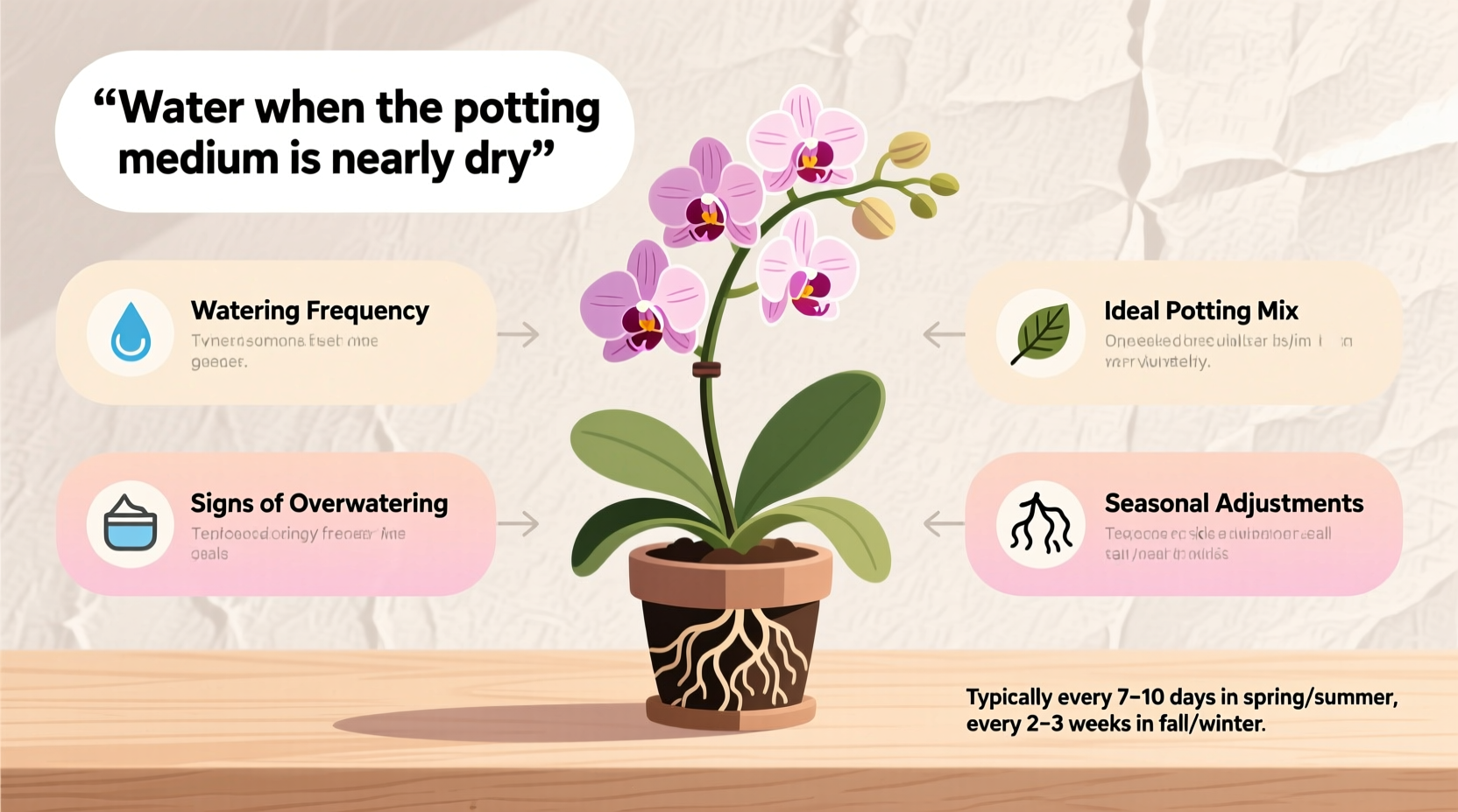 how often to water an orchid