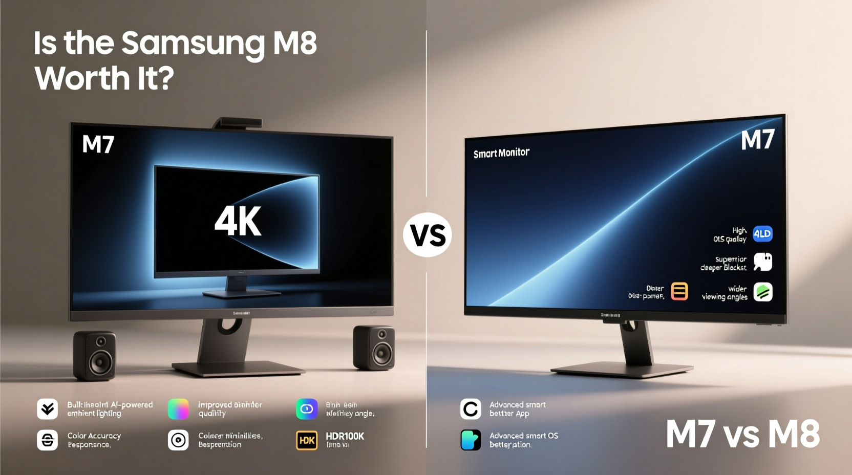 samsung m7 vs m8 smart monitor is the upgrade worth it or are you paying for hype