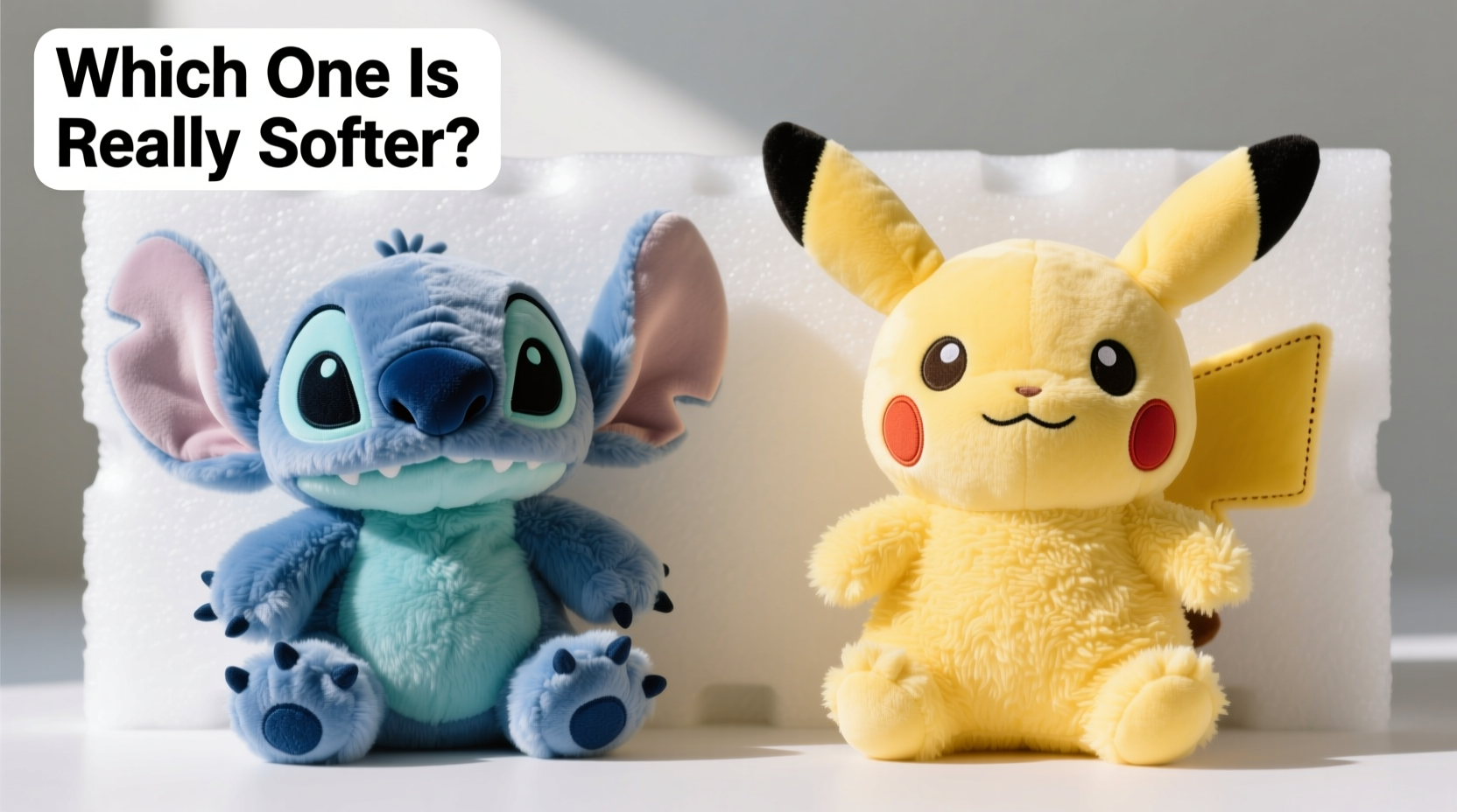 lilo stitch plush vs pokemon plush which ones really softer