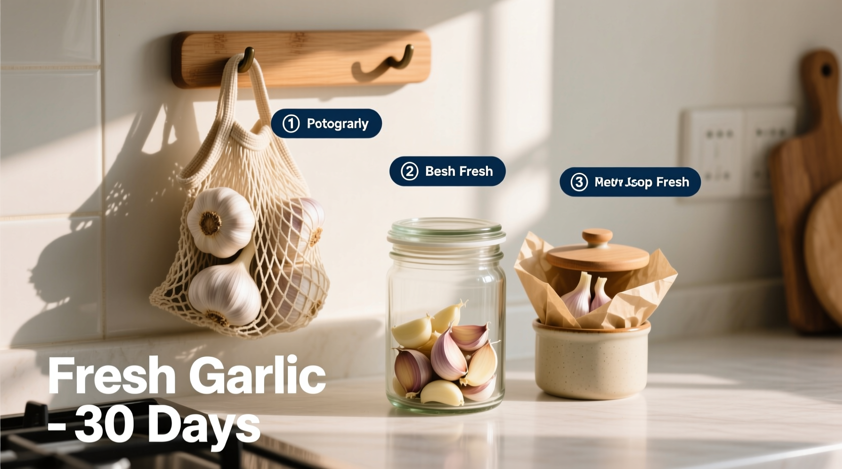 best way to keep garlic fresh