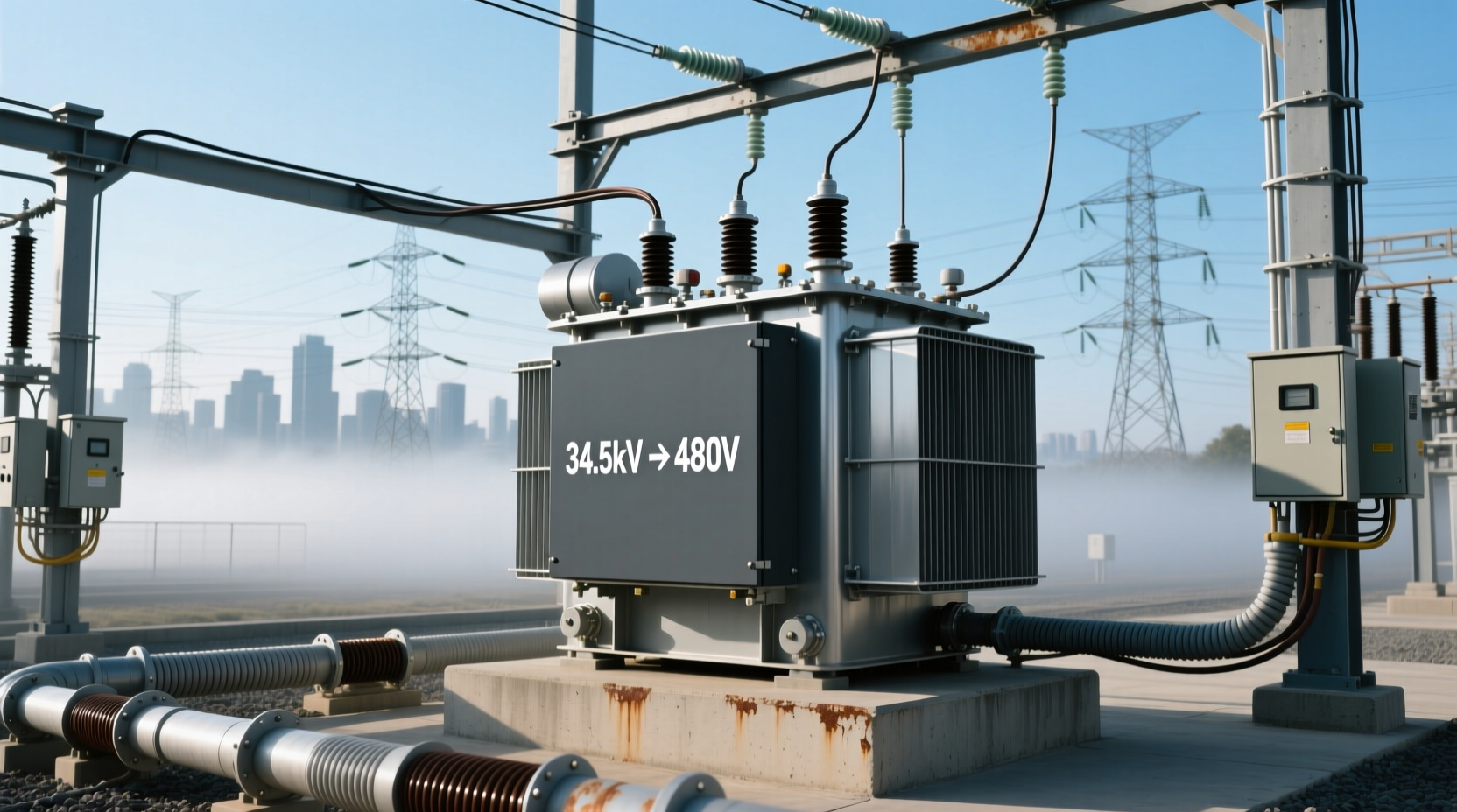 34.5kv to 480v transformer guide