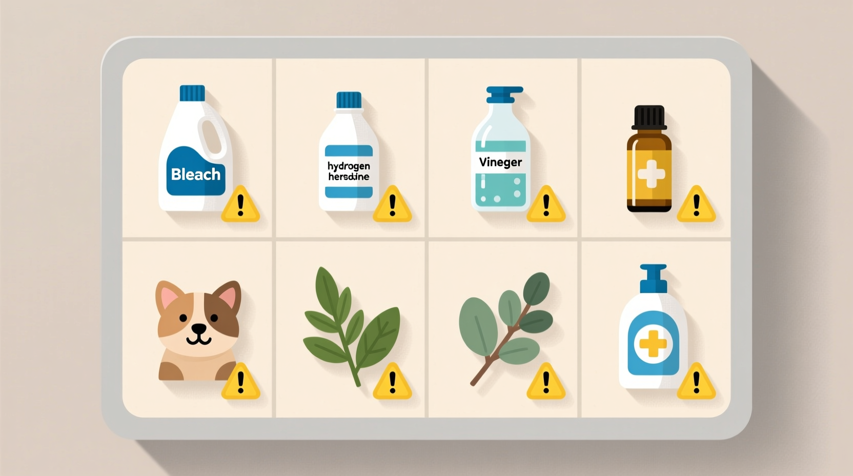 cleaning ingredients to avoid with pets