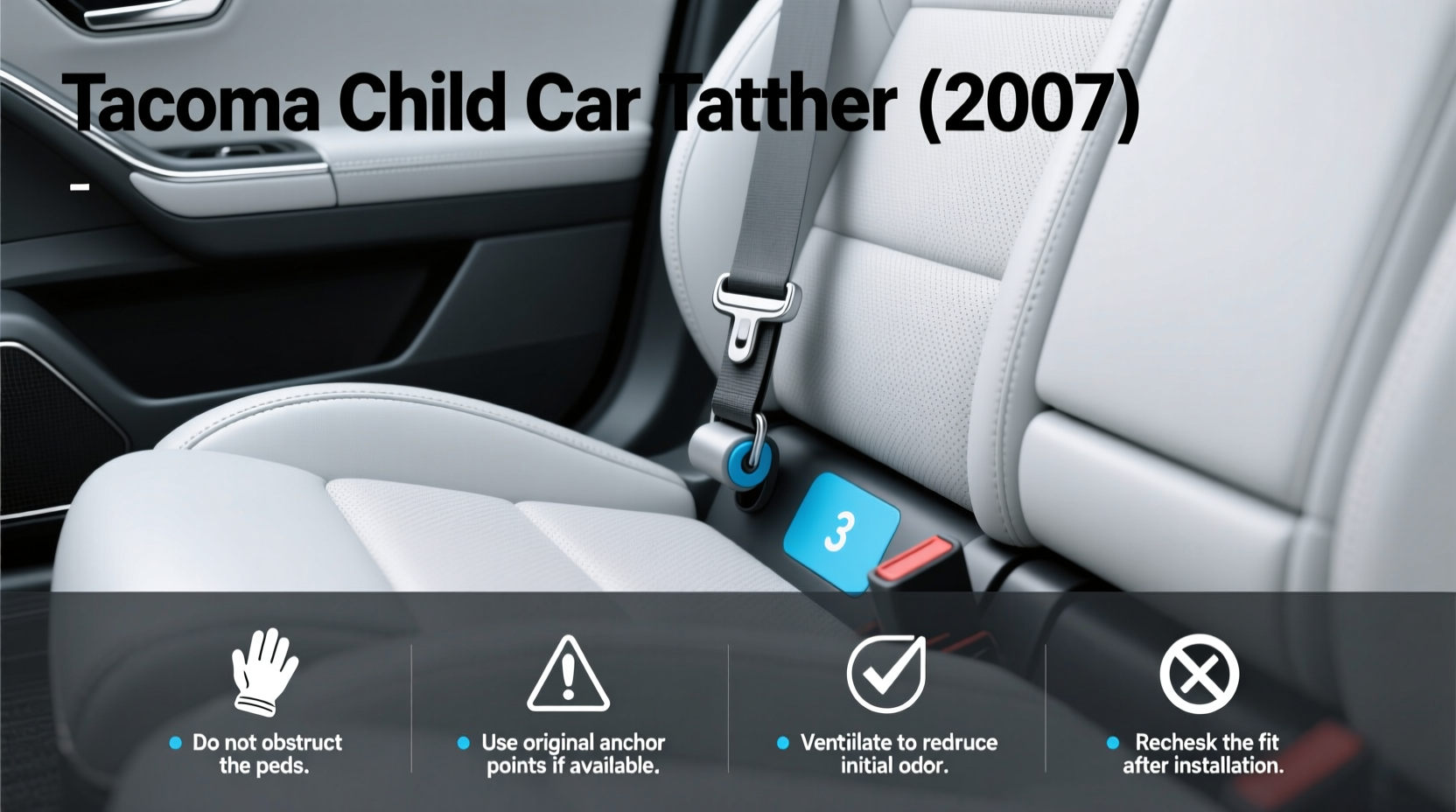 tacoma child car seat tether 2007 buying guide