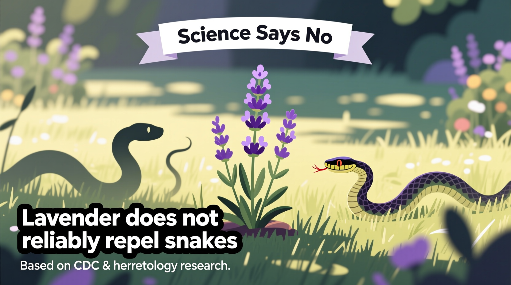 does lavender repel snakes