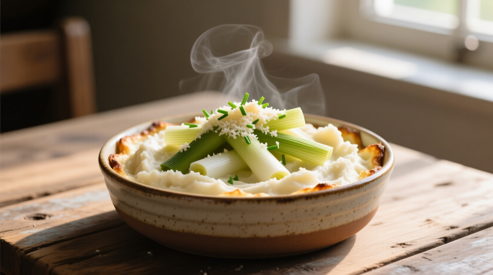 mashed potato leek