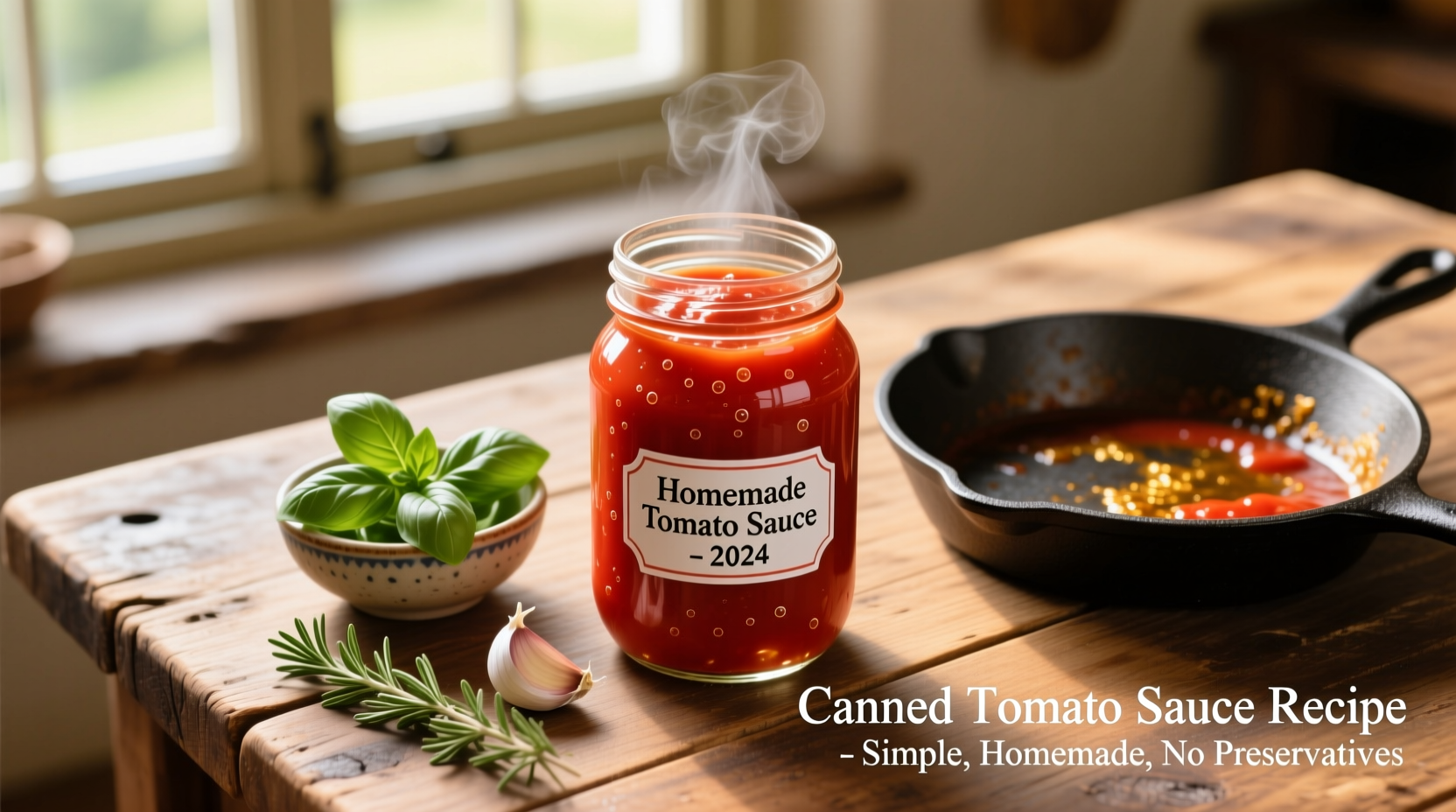 Perfect Canned Tomato Sauce Recipe in 30 Minutes