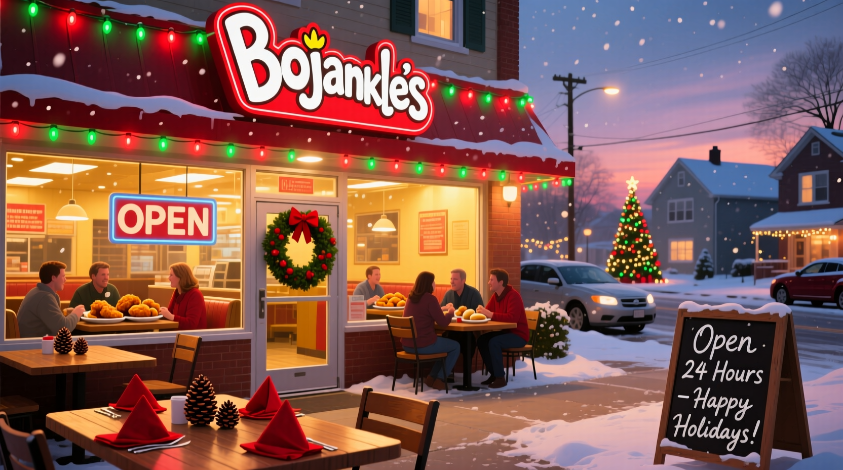 is bojangles open on christmas eve