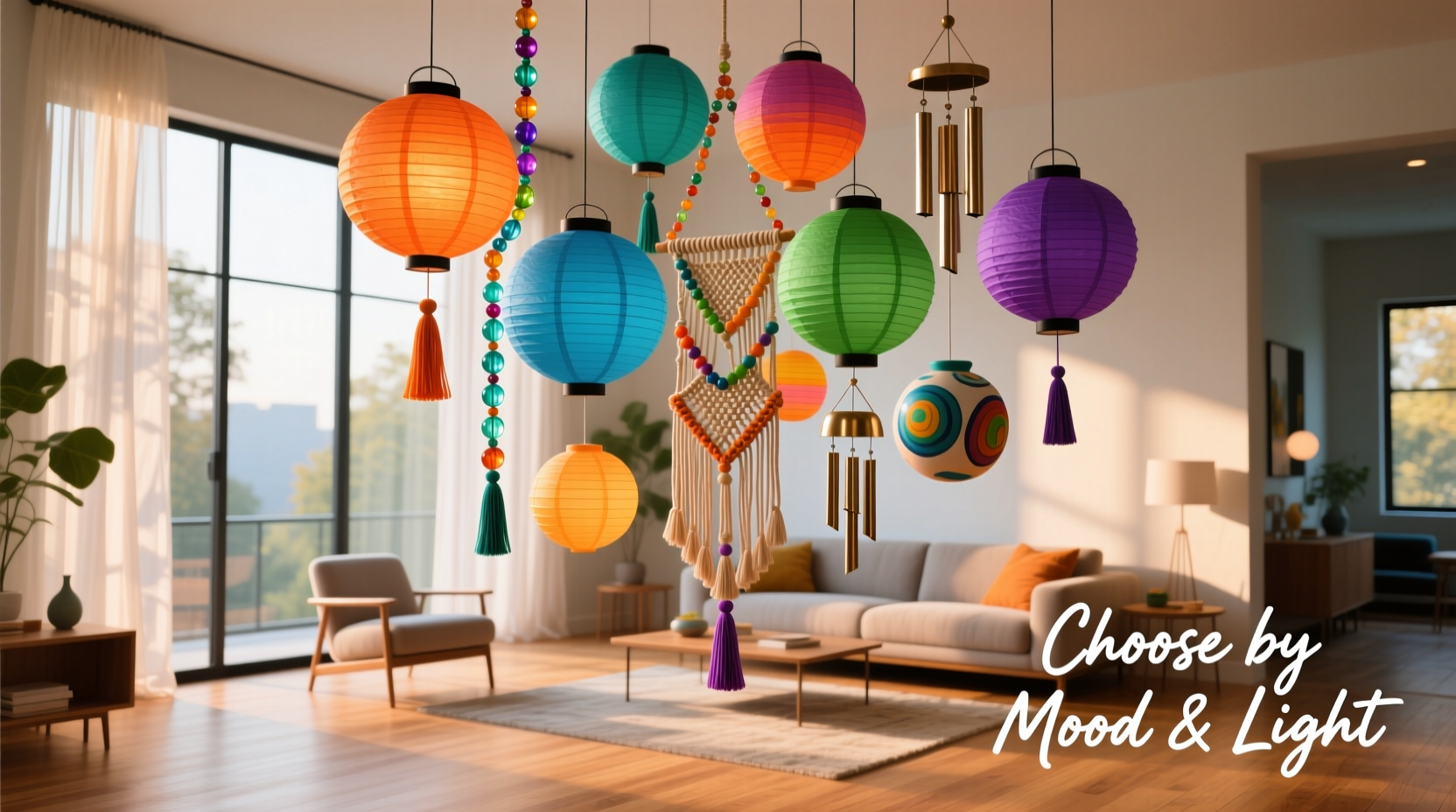 creative guide to finding the perfect colorful hanging decorations for every space