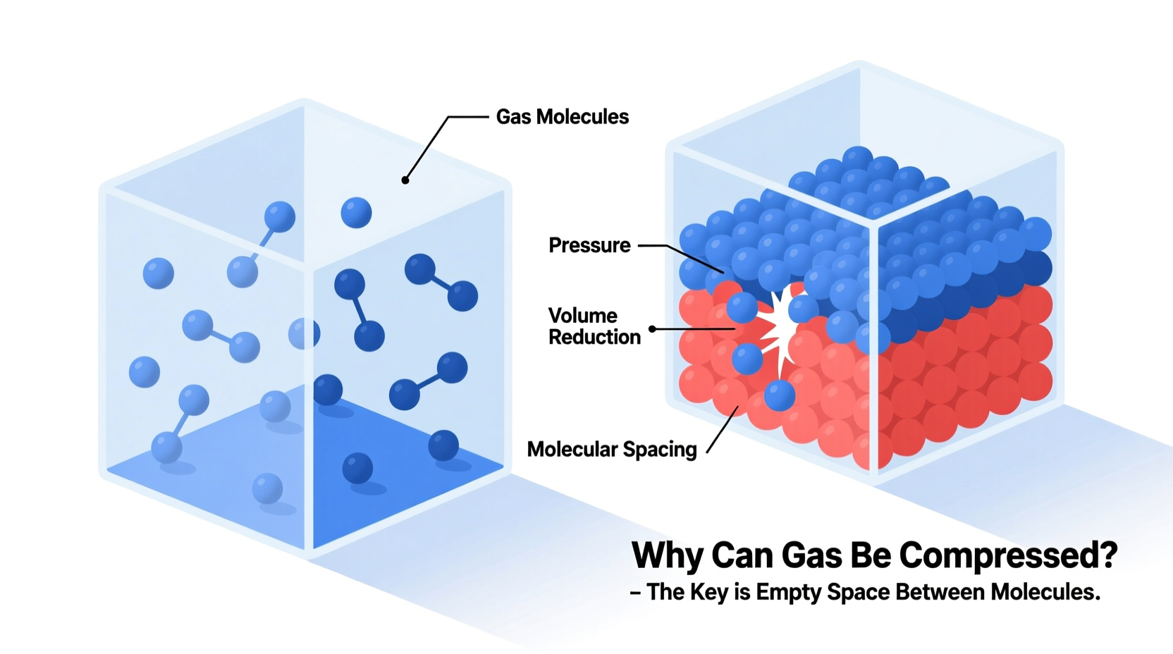 why can gas be compressed understanding compressibility