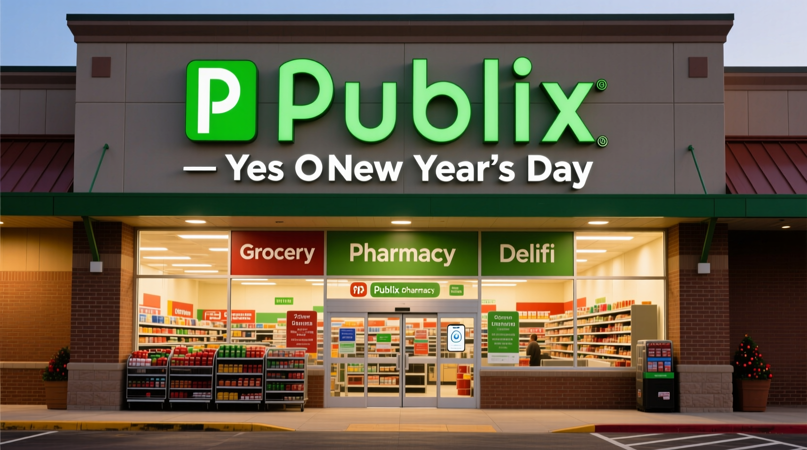 is publix open on new years