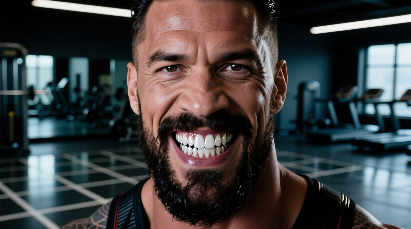 why does roman reigns look different teeth transformation