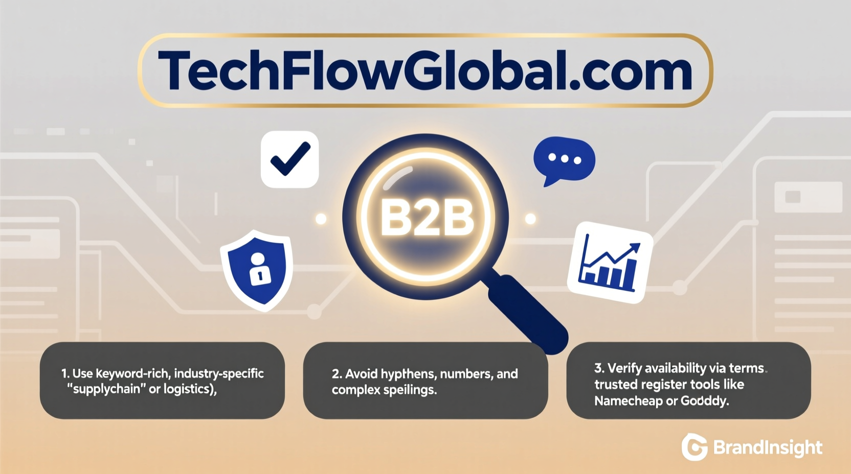 how to find reliable business domain names for b2b startup
