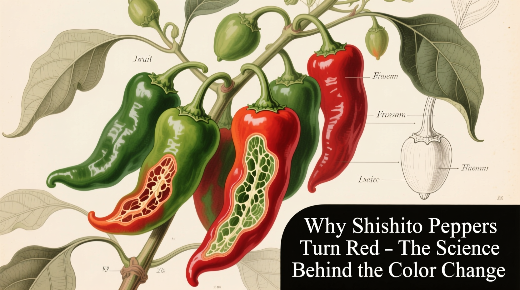shishito peppers turning red why it happens what to do
