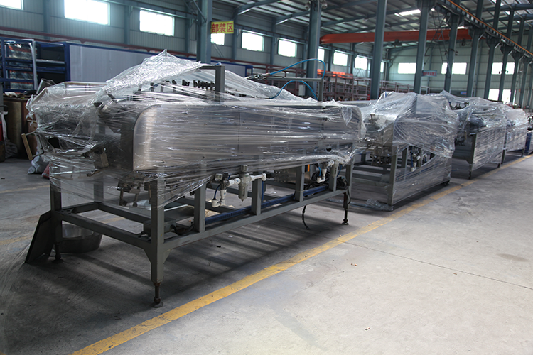 Full automatic dipping glove production line equipment glove demoulding machine nitrile smooth dipping glove production line