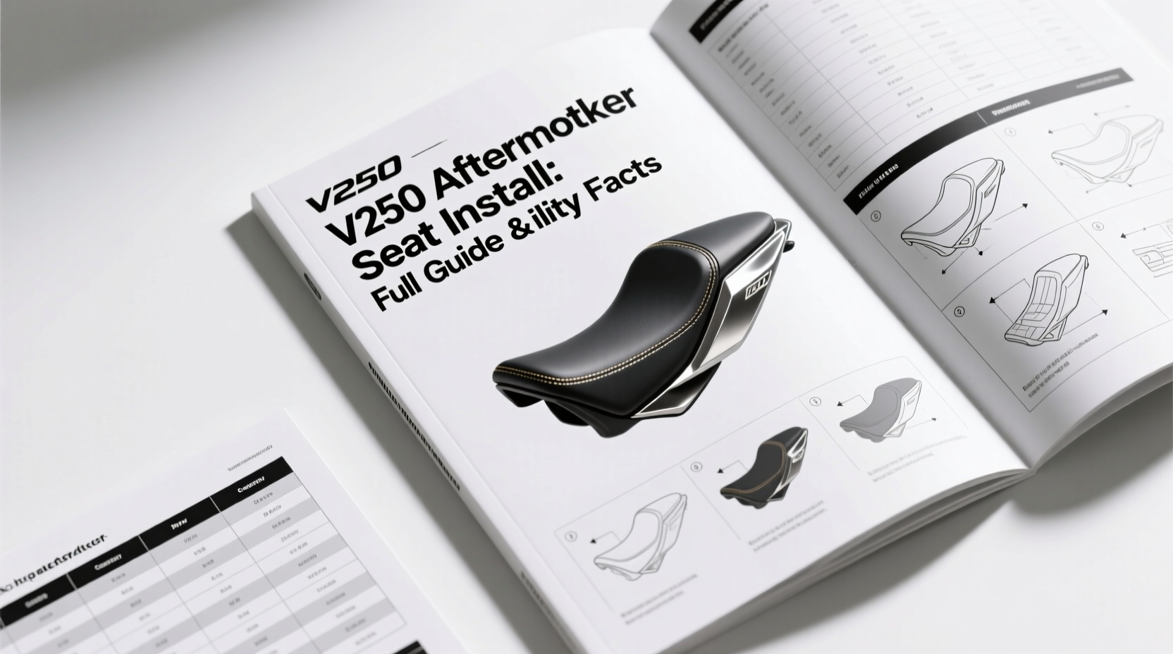 v250 aftermarket seat install